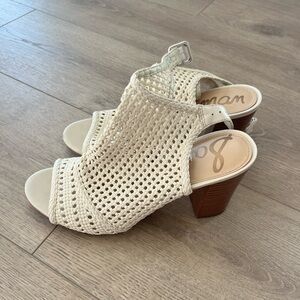 Sam Edelman Women’s mesh heels - worn once! Size 7.5